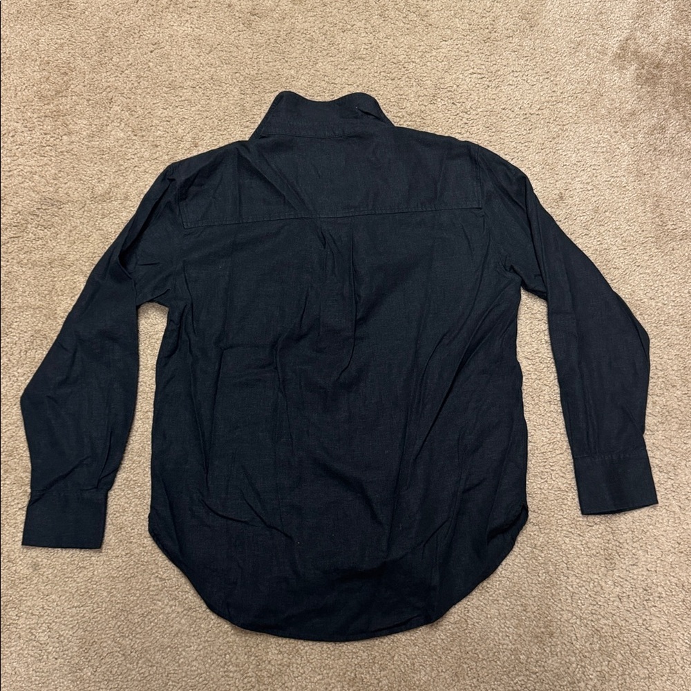 Banana Republic women linen button up. Small. NWT! - Picture 6 of 6